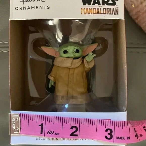 Hallmark Star Wars Mandalorian Grogu The Child Baby Yoda Red Box Ornament NIB - Picture 10 of 11